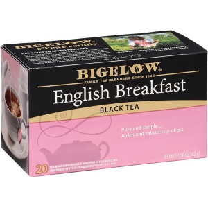 Bigelow English Breakfast Tea, 20-Count Boxes (Pack of 6)