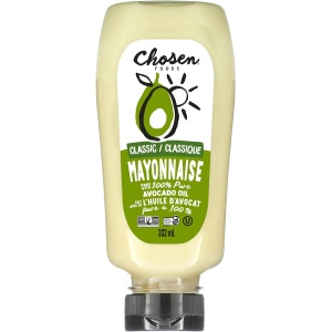 Chosen Foods Classic Squeeze Mayo, 332 ML