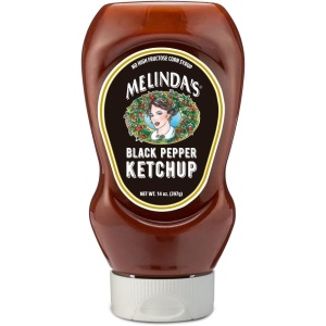 Melindas Ketchup Black Pepper 397g