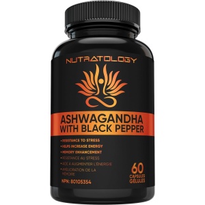 Organic Ashwagandha With Black Pepper For Improved Absorption. Resistant To Stress, Increases Energy Levels & Supports Memory Enhancement - 650MG Ashwagandha Per Capsule - 60 Capsules