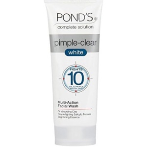 Ponds Pimple Clear White Multi Action Facewash, 100g by Pond's