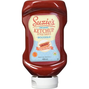 Suzie's Organics, Organic Ketchup Style Sauce, 499ml