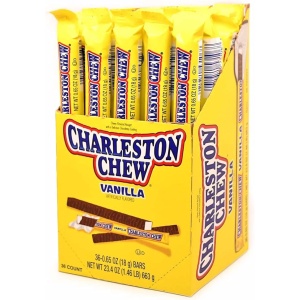 Tootsie Roll Charleston Chew, Vanilla, 18 Grams (0.65 Oz) Bars, 36 Count