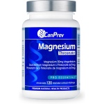 CANPREV Magnesium L-Threonate, 120 Vegan Caps - Enhanced Cognitive Function Support - Optimal Absorption Formula for Improved Sleep & Muscle Function - Essential Supplement for Men & Women