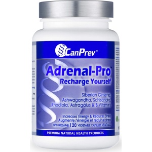 CanPrev Adrenal-Pro Recharge Yourself | 120 v-caps I Enhances Physical And Mental Performance I With Vitamin B6 & Ashwagandha Extract