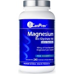 CanPrev Magnesium Bis-Glycinate 140 Extra Gentle | 240 capsules l Supports Energy Production l Strong Bones, Teeth, And Muscles