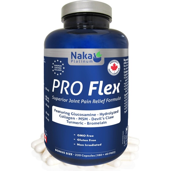 Naka Pro Flex, Superior Joint Pain Relief Formula (220 caps)
