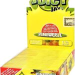 24 Packs (1 box) Juicy Jay_s Pure Hemp Rolling Papers - Pineapple