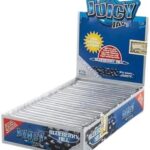 Juicy Jay`s Blueberry Hill Superfine Cigarette Rolling Papers- 24 Packs