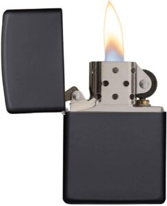 Zippo Pocket Lighter, Black Matte