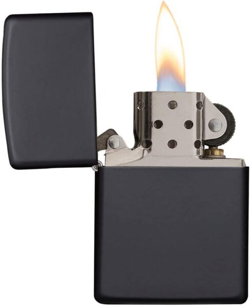 Zippo Pocket Lighter, Black Matte