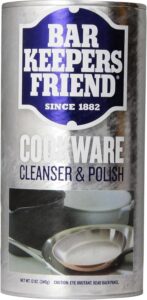 BAR KEEPERS FRIEND Cookware Cleanser and Polish Powder 12 Ounce Each Can 2 Pack