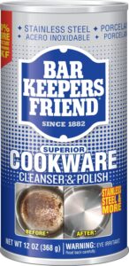 Bar Keepers Friend 11533 Cookware Powder Cleanser and Polish 12-Ounce