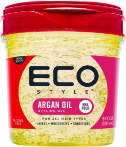 Eco Style Moroccan Argan Oil Styling Gel, 8 Fluid Ounce