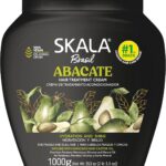 SKALA Avocado Hair Cream Hair Treatment Conditioning (1000g) - Imported from Brazil