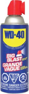 WD-40 Classic Multi-Use Product 311g Can with Big Blast Spray - Drives Out Moisture, inhibits Rust, lubricates, removes Grease and Stickiness