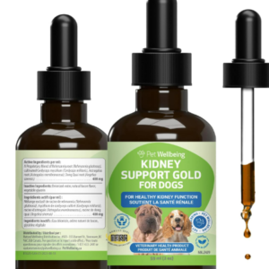Pet Wellbeing Kidney Support Gold for Dogs - Kidney Care & Hydration, 2 oz
