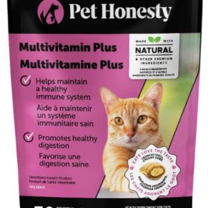 Cat Multivitamin Crunchy & Creamy Chews - Cat Treats for Health + Immune, Joints, Skin & Coat, & Digestion Support - Vitamins with Omega 3s, Lysine & Probiotics (30 Day Supply)