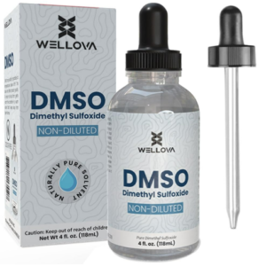 DMSO 99.9% Pharmaceutical Grade with 99.9% Purity & Low Odor - 4oz (Dimethyl Sulfoxide) Clear Glass Bottle with Dropper